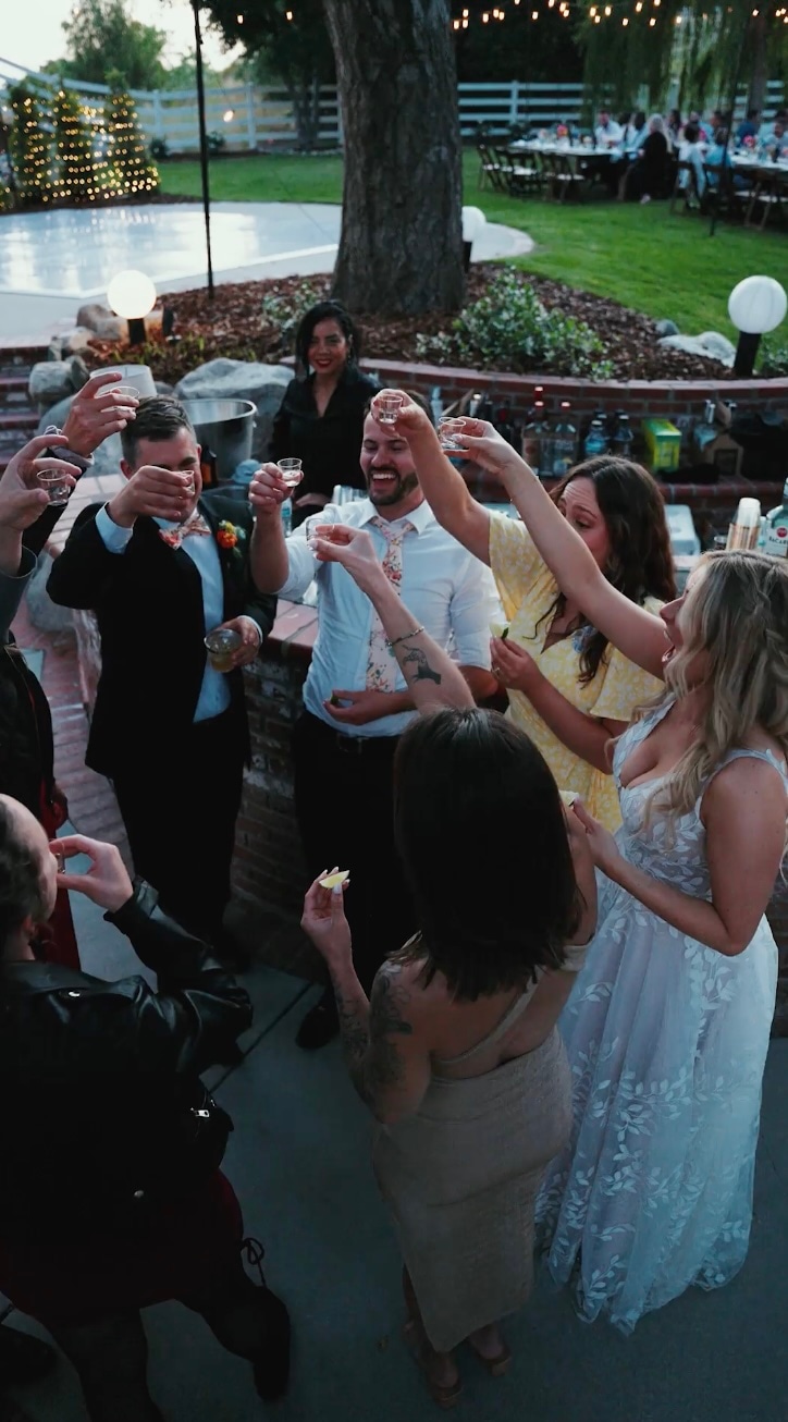 Bartender mixing drinks