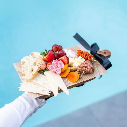 Charcuterie arrangement